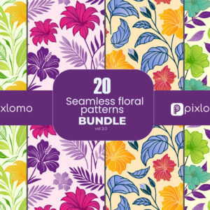 20 Seamless floral Pattern Bundle (summer Collection) (Copy) (Copy) (Copy)