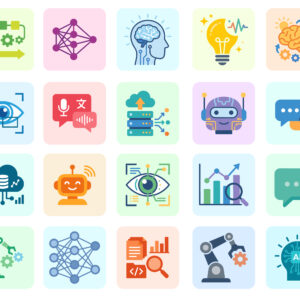AI Icons Pack (Flat Style)