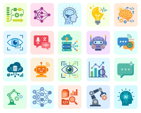 AI Icons Pack (Flat Style)